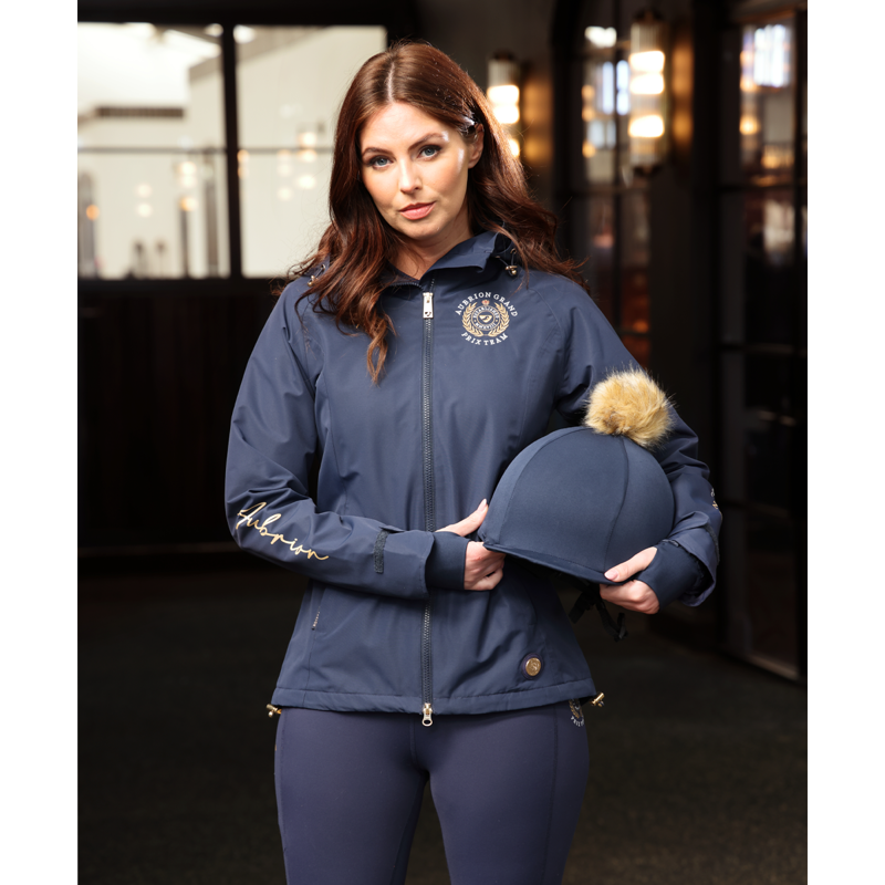 Aubrion Team Waterproof Jacket - Navy-11